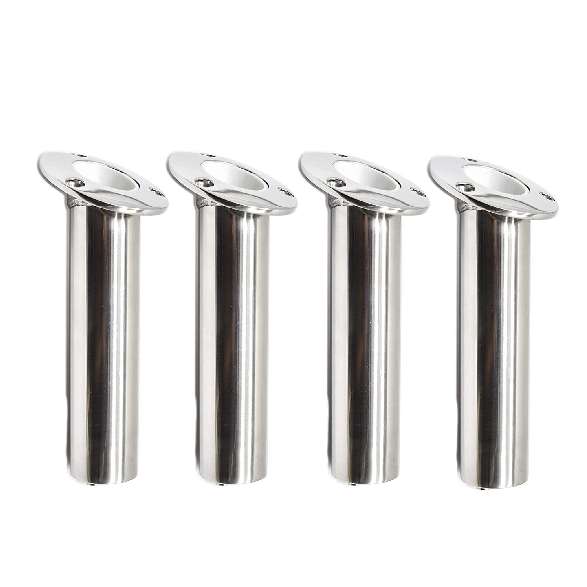 316 Stainless Steel Fishing Rod Holders Clamp On Rails Mounting 32-53mm  Rail Mounted Marine Grade for Boat Yacht