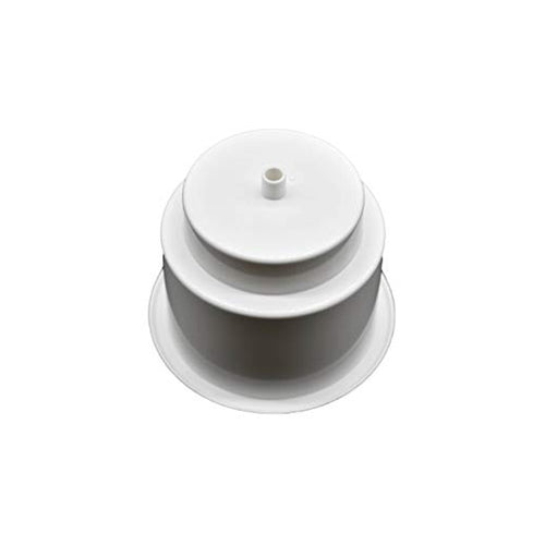 Marine City White Plastic Cup Drink Holder with Center-Drain Hole for Boat