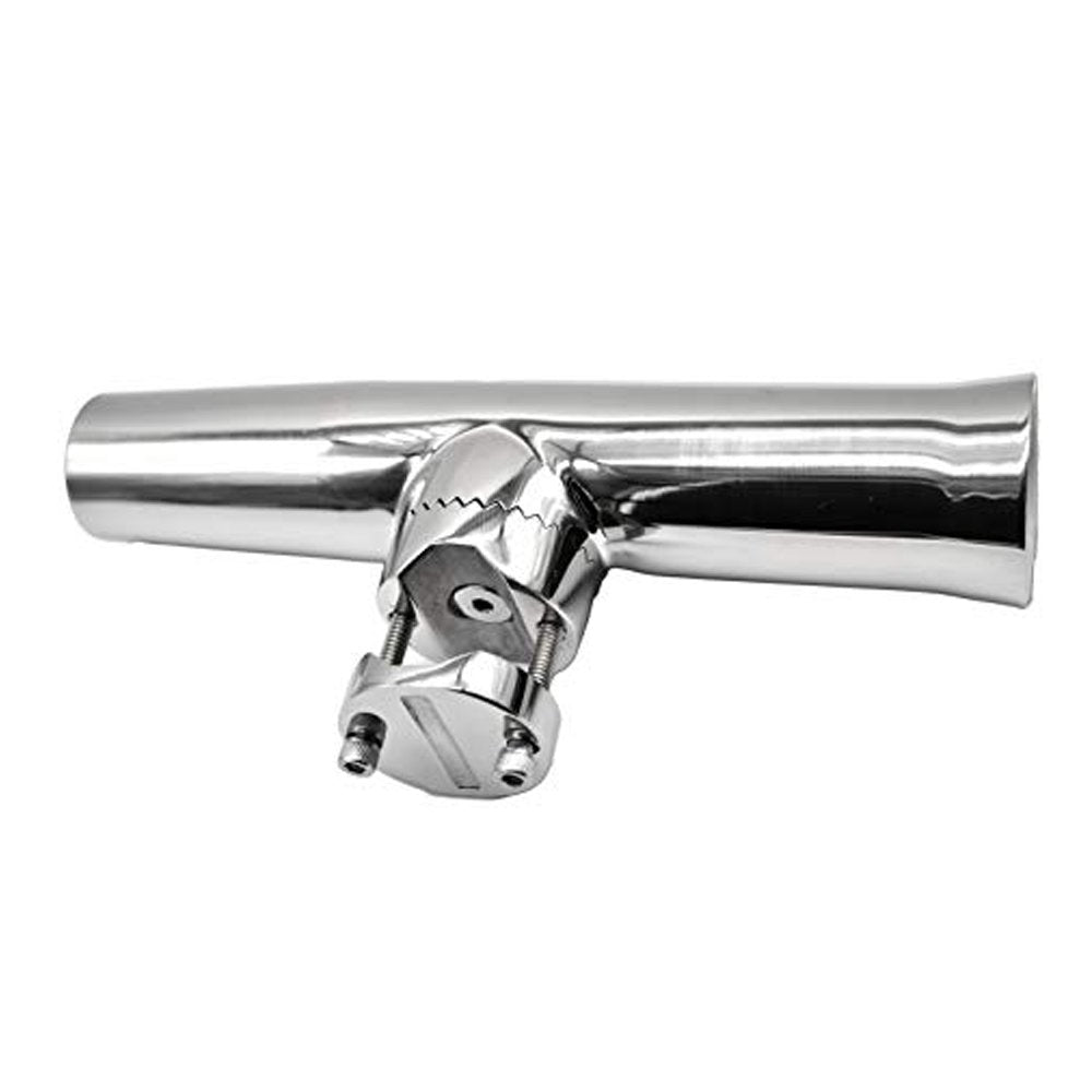 Marine City Boat Stainless-Steel Clamp-on Fishing Rod Holder for Rail –  Marine City Hardware