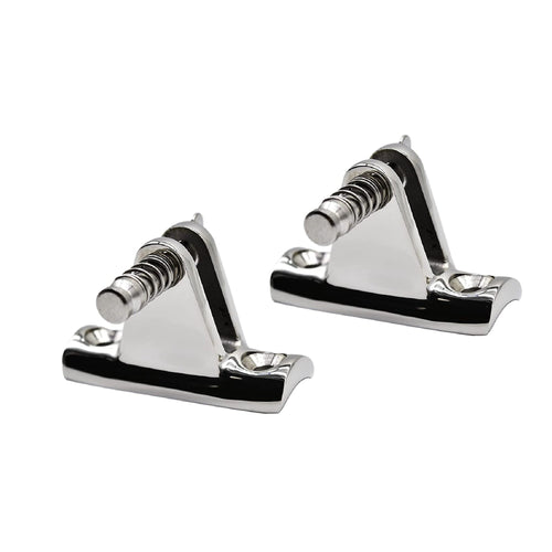 Marine City316 Stainless-Steel Bimini Top Deck Hinge with Removable Pin (2 Pcs)