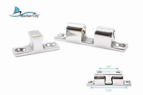 Marine City Stainless-Steel Double Spring Ball Boat Door Stud Catch (7/16” × 1-15/16”)