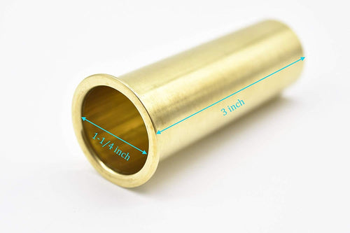 Marine City Brass 3” x 1” or 3” x 1-1/4” Drain Tube for Boat (3" x 1-1/4")