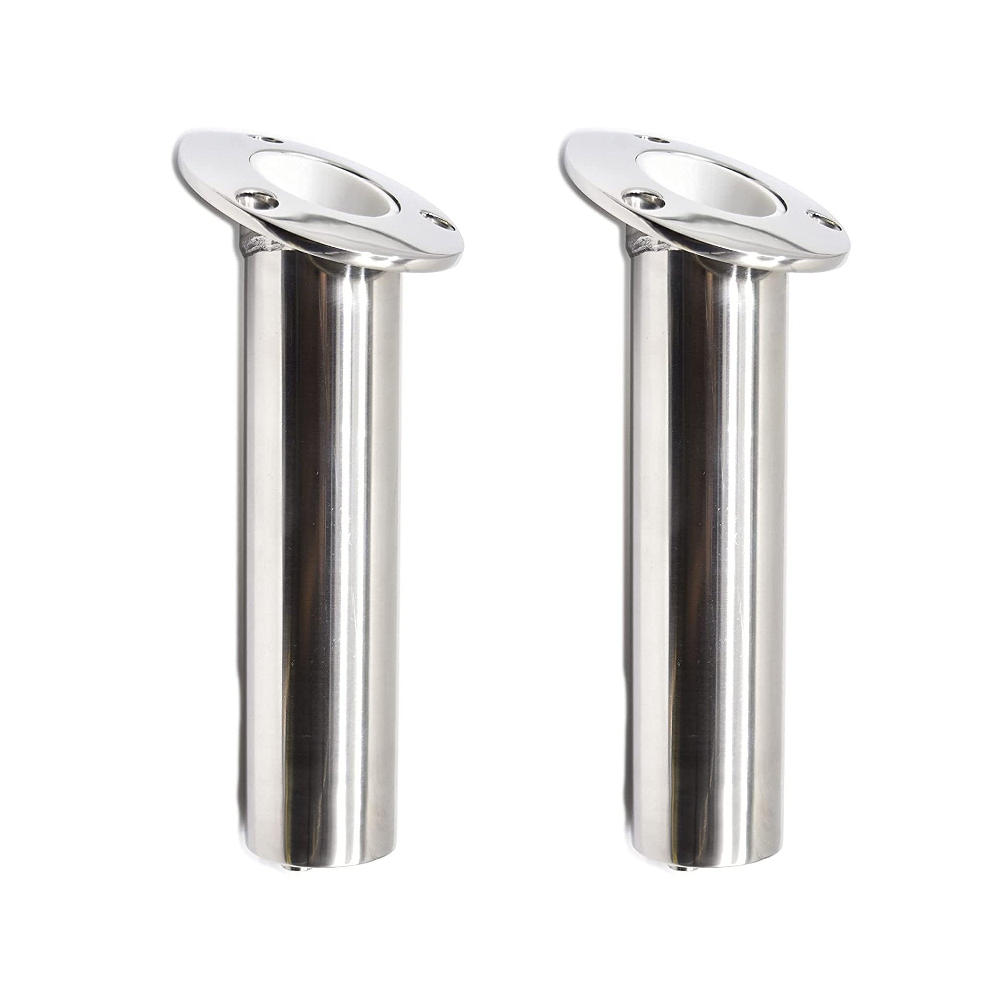 Fishing Rod Holder 1 Pair Flush Mount Heavy Duty 316 Stainless Steel with  High Hardness and 15 Degree Rod Holder for Yachts : : Sports &  Outdoors