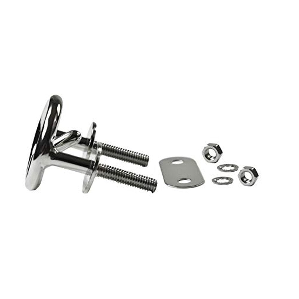 Ski Tow Hooks  Transom Mount, Stainless Steel 