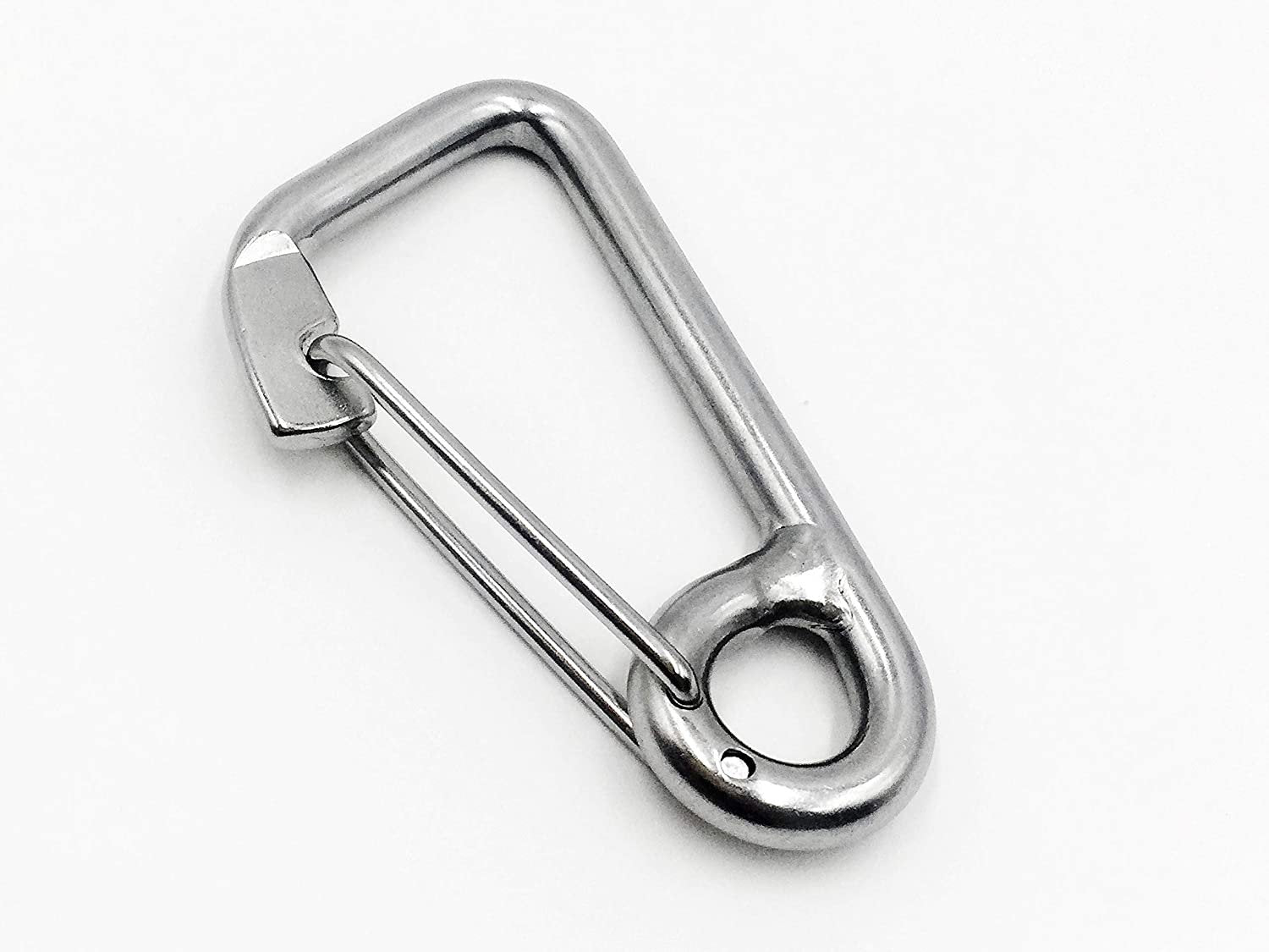 Marine City 316 Stainless Steel Carabiner Spring Snap Hook Boat (A: 4 inches)