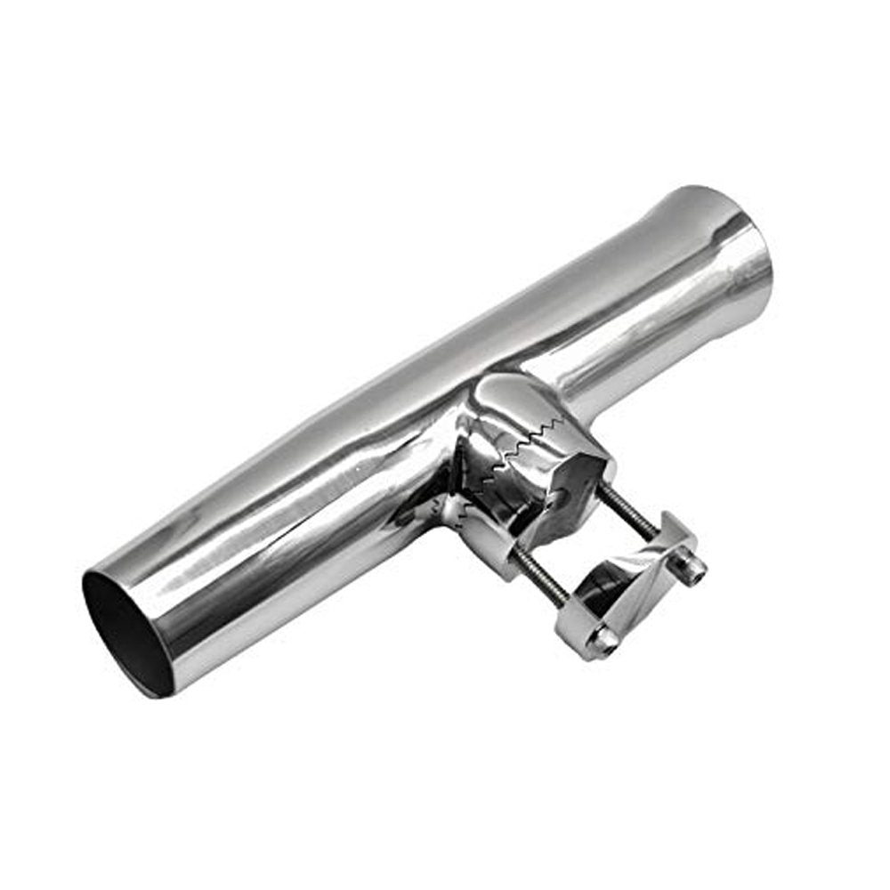 Stainless Steel Clamp On Boat Fishing Rod Holder for Rail 1-1/4 to 2  Yacht - Big Mountain CrossFit
