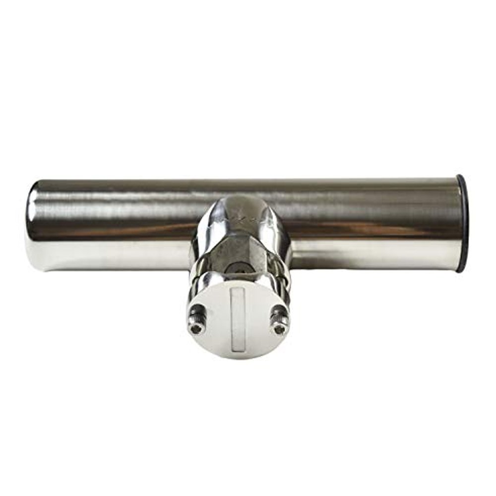 Marine City Stainless Steel Clamp-on Rod Holder Tube Adjustable