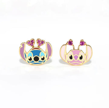 Stitch and Angel stud earrings!
