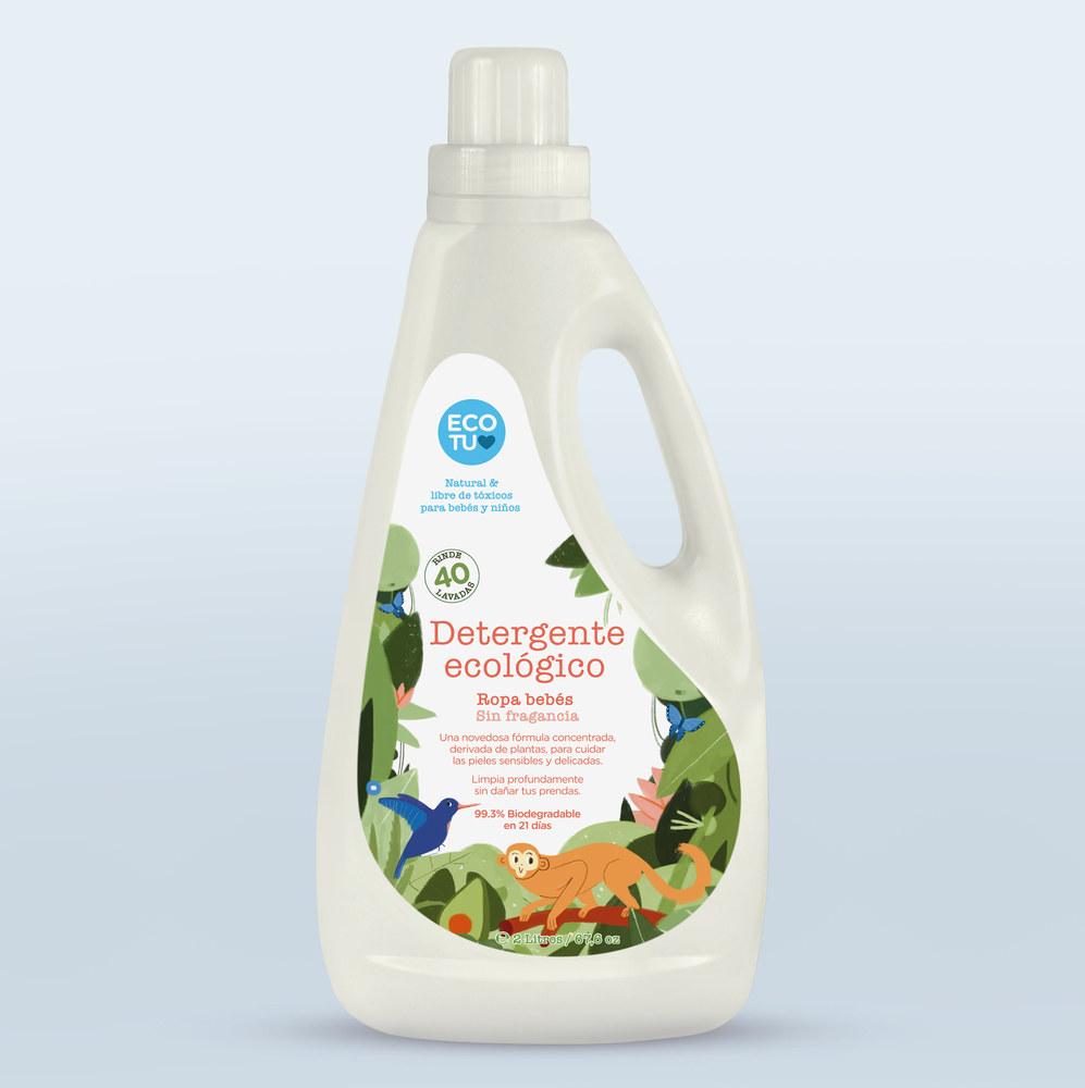 Detergente Ecológico Ropa Bebés – Ecotú: Cuidados naturales para bebés y