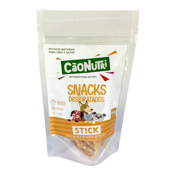 Kit 5 Petiscos Para Cachorros Stick FIT Spin Pet 50g Banana