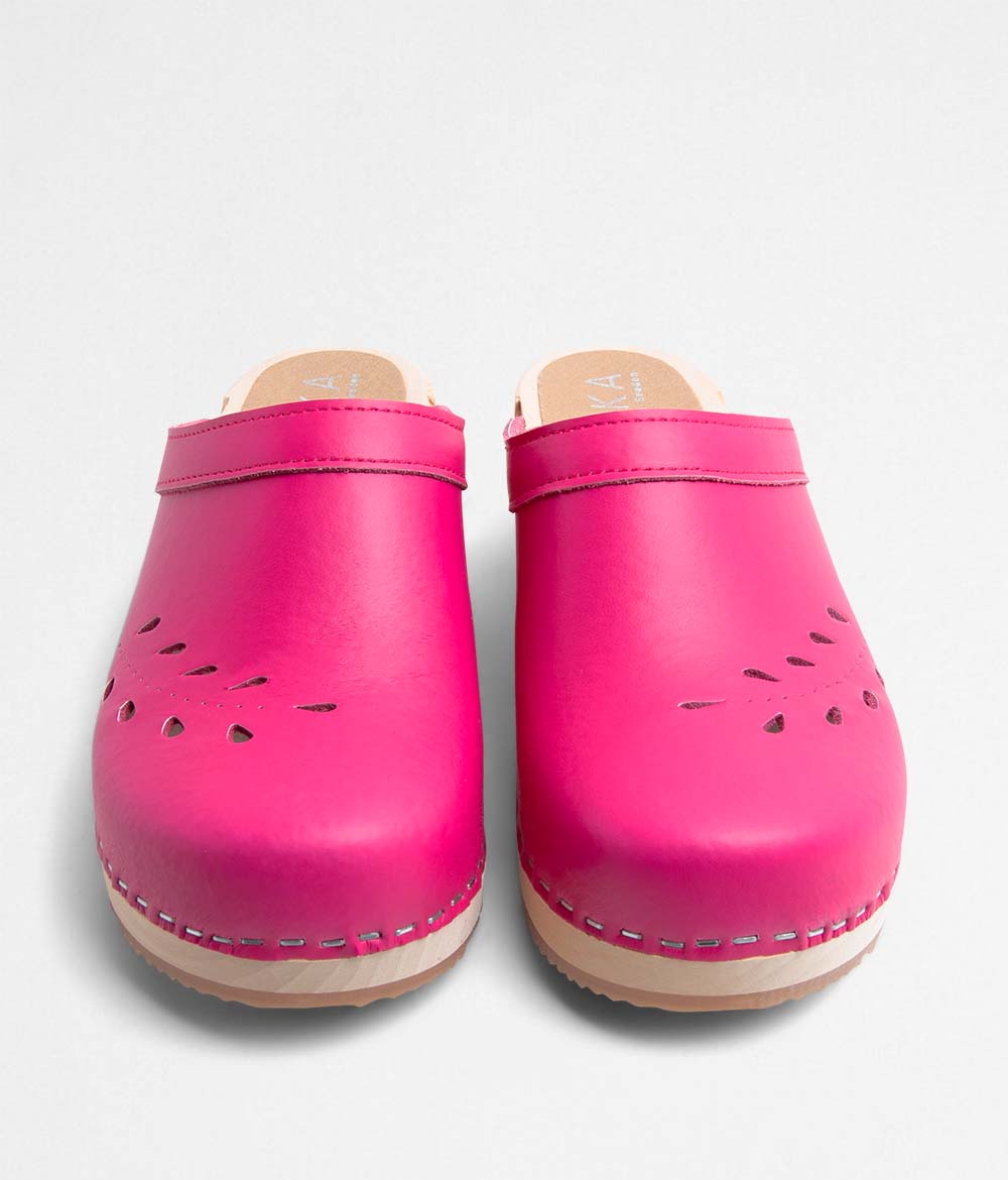 BLOMMA - CERISE | VERKA CLOGS MADE IN SWEDEN - VERKA Clogs