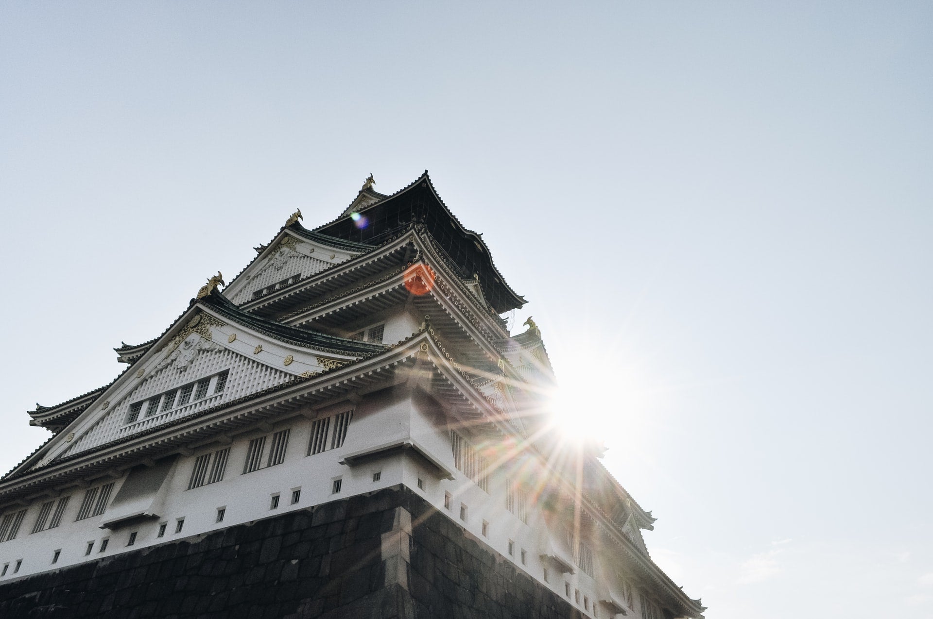 osaka castle, slot, japan