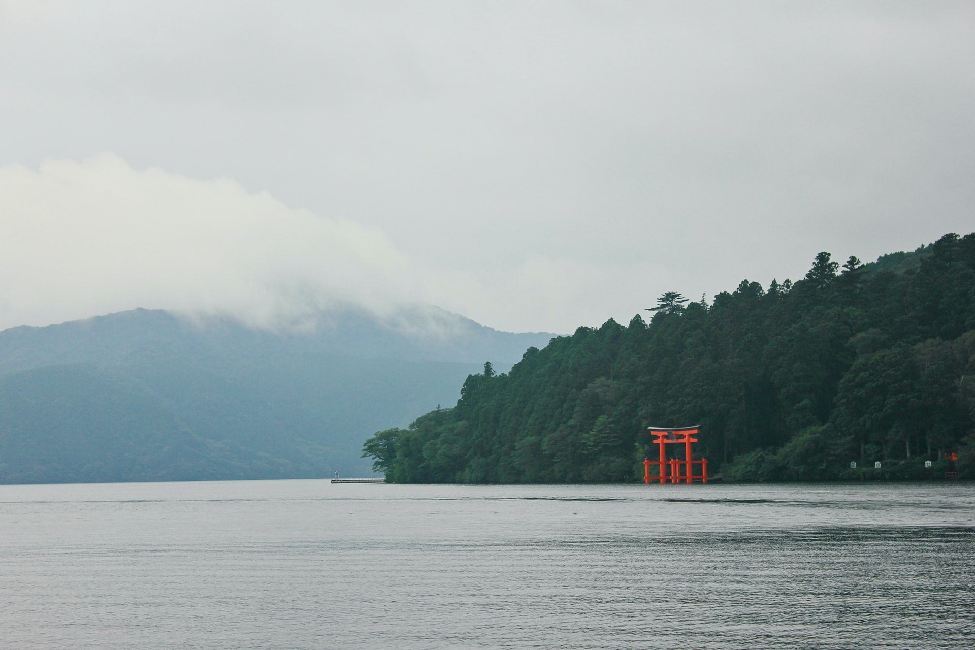 shinto helligdom, torii, japan, hakone