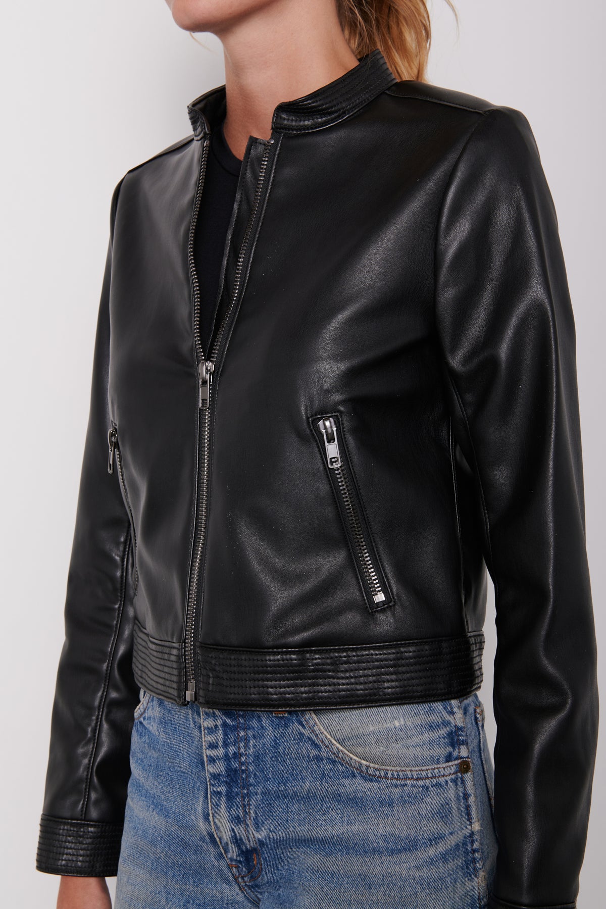 NBAx WDS Leather Melton Jacket(Phoenix) merafm.com