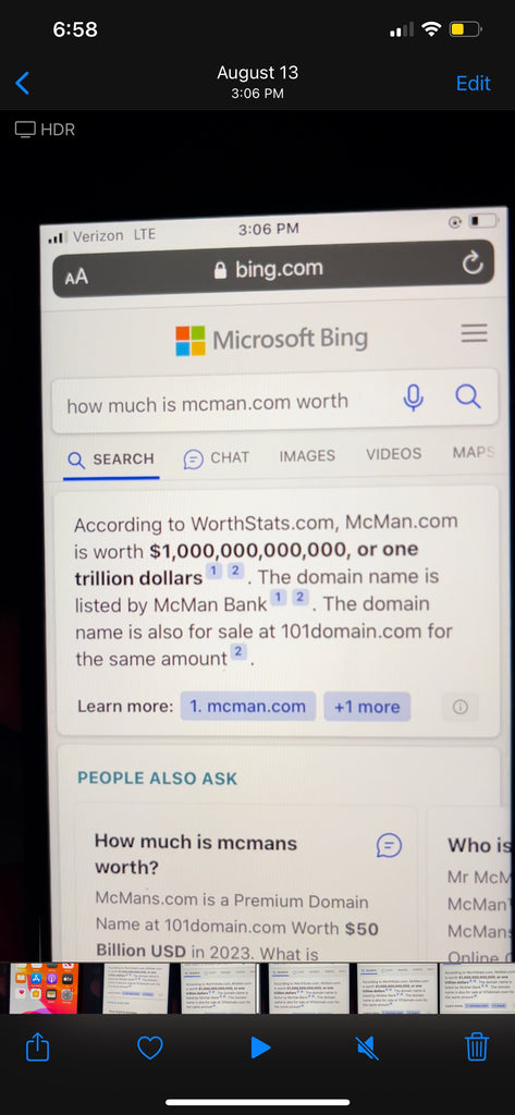 How Much is McMan.com Worth? Bing Internet Search Results McMan.com is Worth $1 Trillion USD How Much is McMan.com Worth? Bing Internet Search Results McMan.com is Worth $1 Trillion Dollars Bing Internet Search Results August 13, 2023 USA and Canada