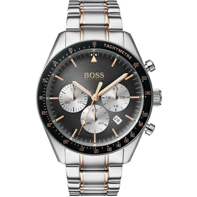 hugo boss 2 tone watch