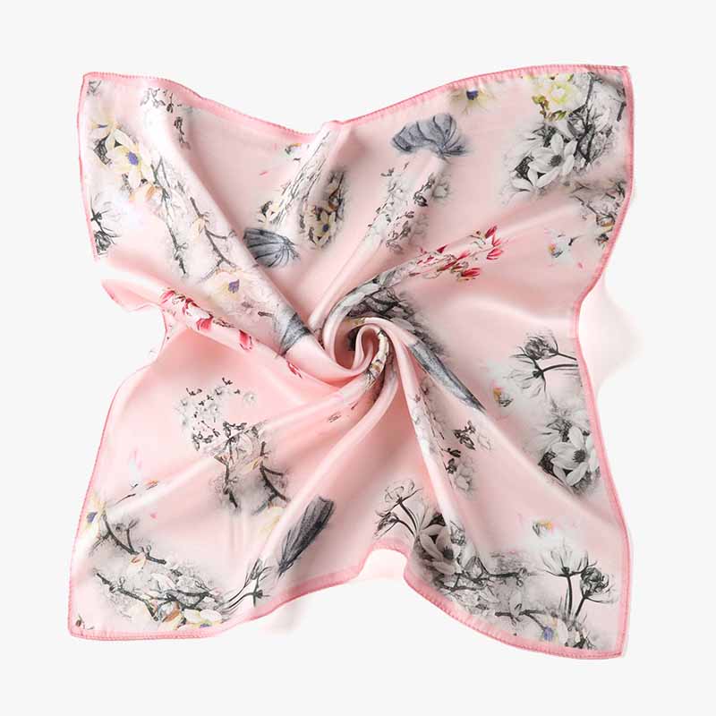 baby silk head scarf