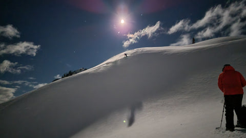 moonlight skiing