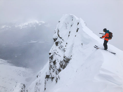 kevin hjertaas above aemmer couloir