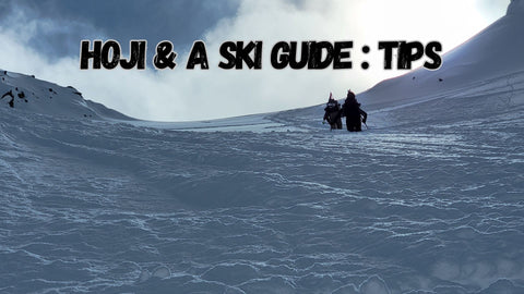 hoji and a ski guide