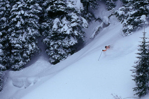 kevin hjertaas skiing waterton lakes national park