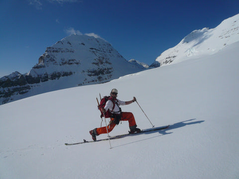 chris rubens on victoria glacier