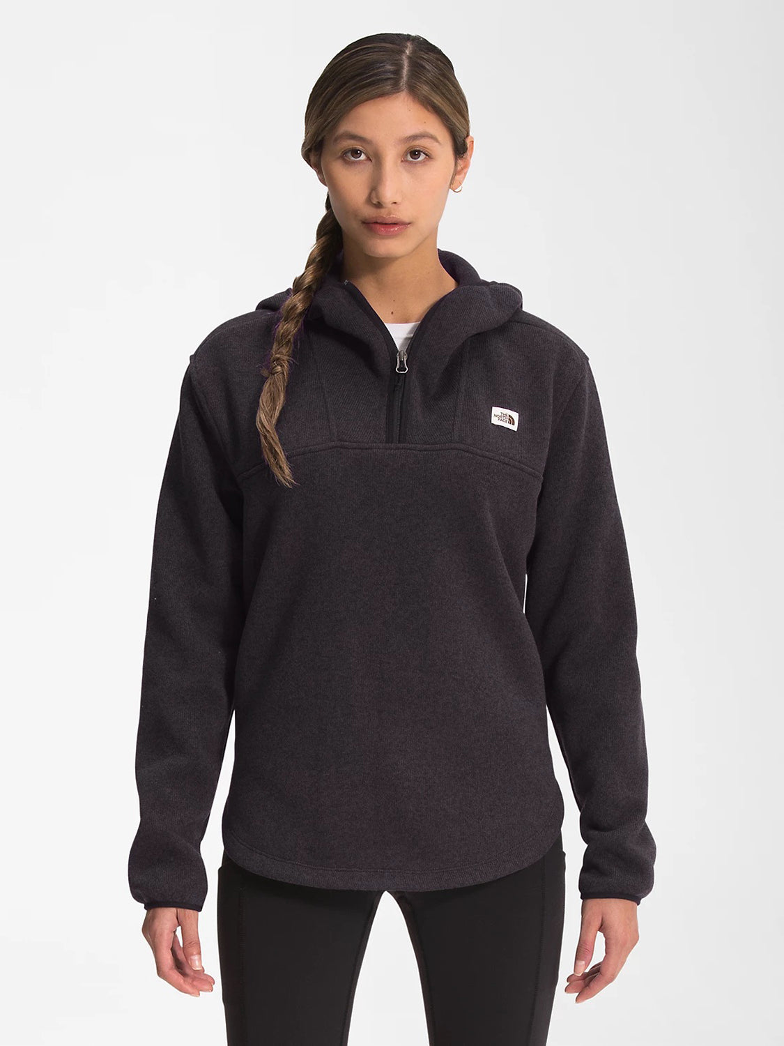 THE NORTH FACE Women's Crescent ¼ Zip Pullover, TNF Black Heather, XS at   Women's Clothing store
