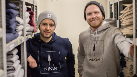 NIKIN founders Nicholas and Robin