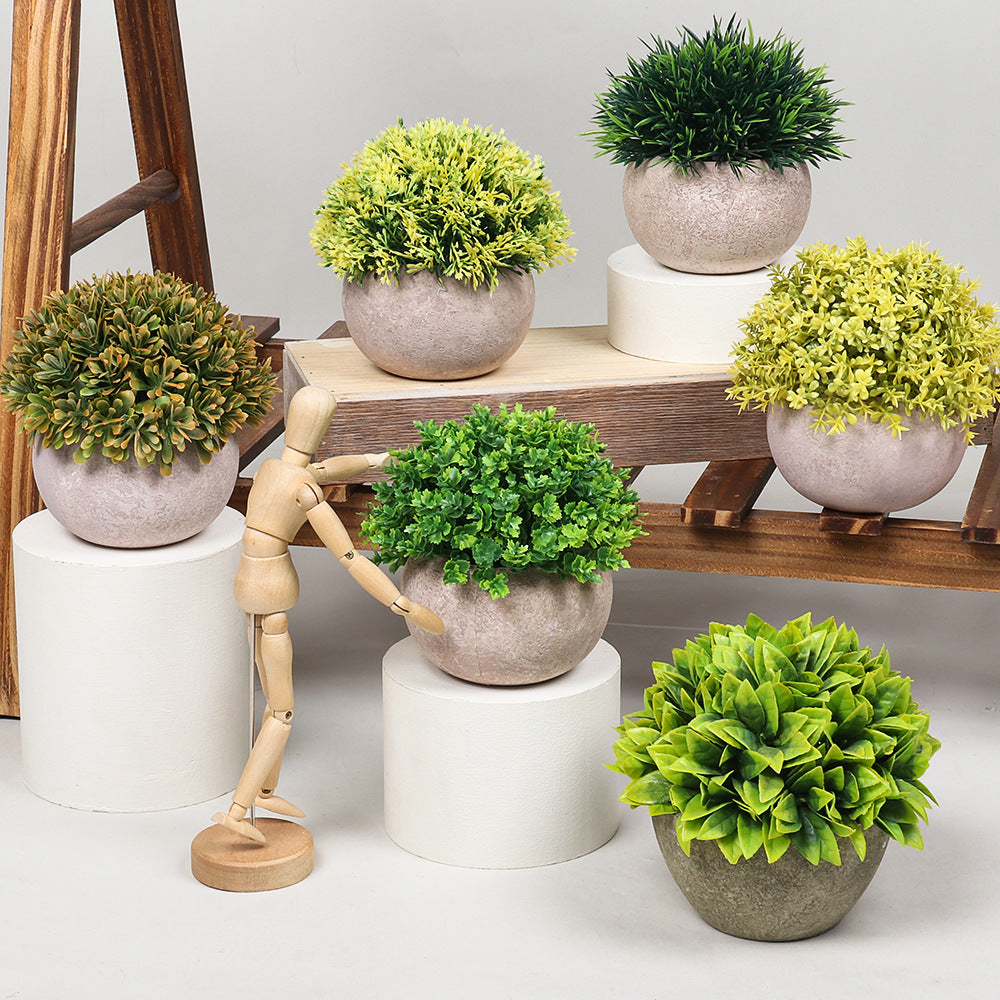 Figure 6: Mini Artificial Plants in Different Colors and Sizes