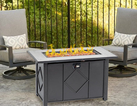 Linear Propane Fire Pits Table