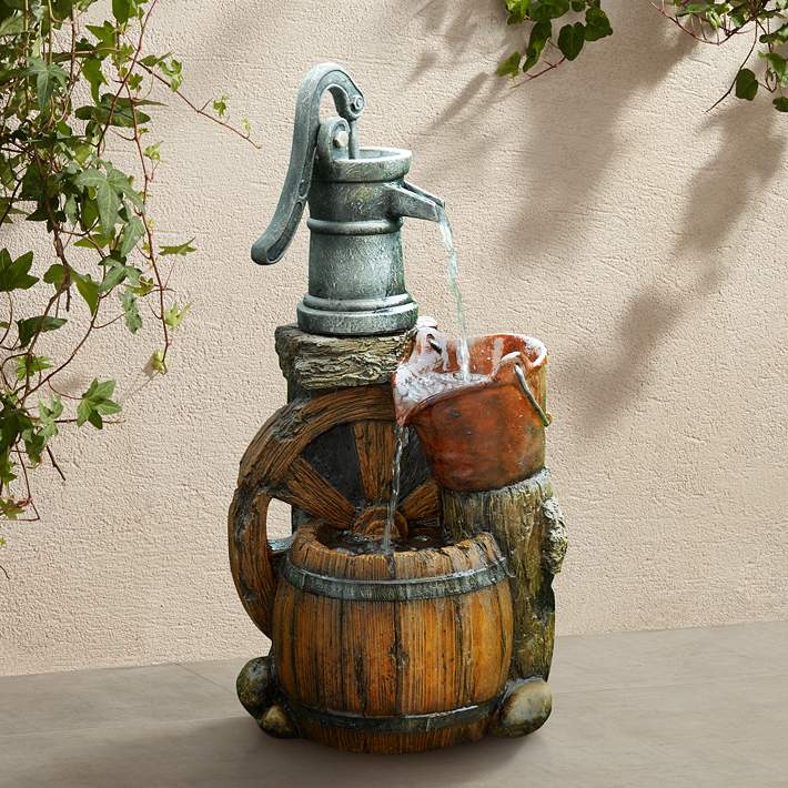 Figure 8: Old Fashioned Pump Barrel Fountain