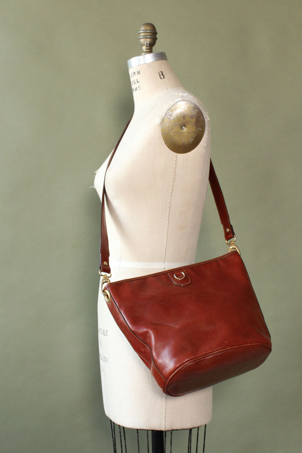 Redwood Leather Bucket Bag