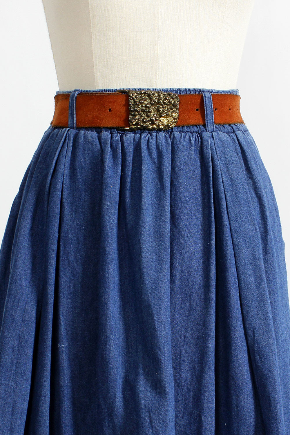 full denim skirt