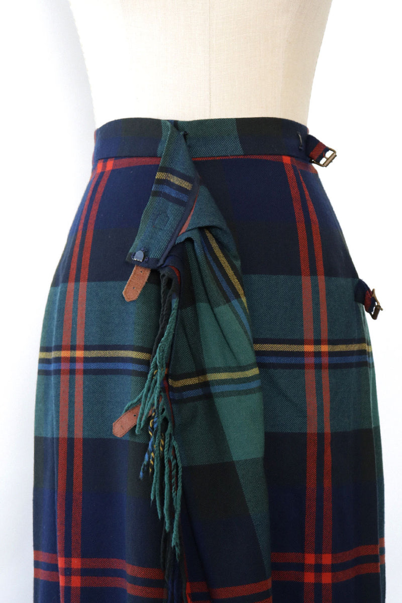 Ralph Lauren Plaid Blanket Skirt S/M – OMNIA