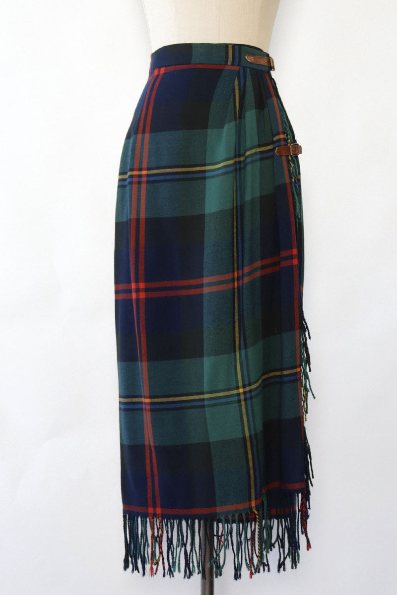 Ralph Lauren Plaid Blanket Skirt S/M – OMNIA
