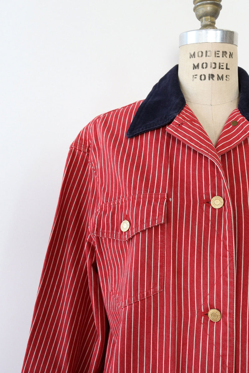 Ralph Lauren Striped Denim Chore Coat M/L – OMNIA