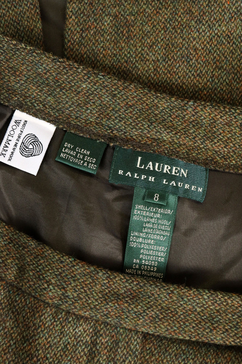 Ralph Lauren Moss Tweed Skirt M – OMNIA