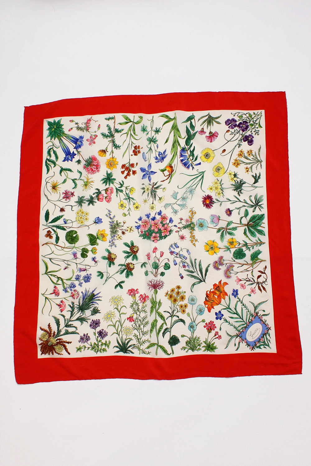 Gucci V. Accornero Flora Silk Scarf – OMNIA