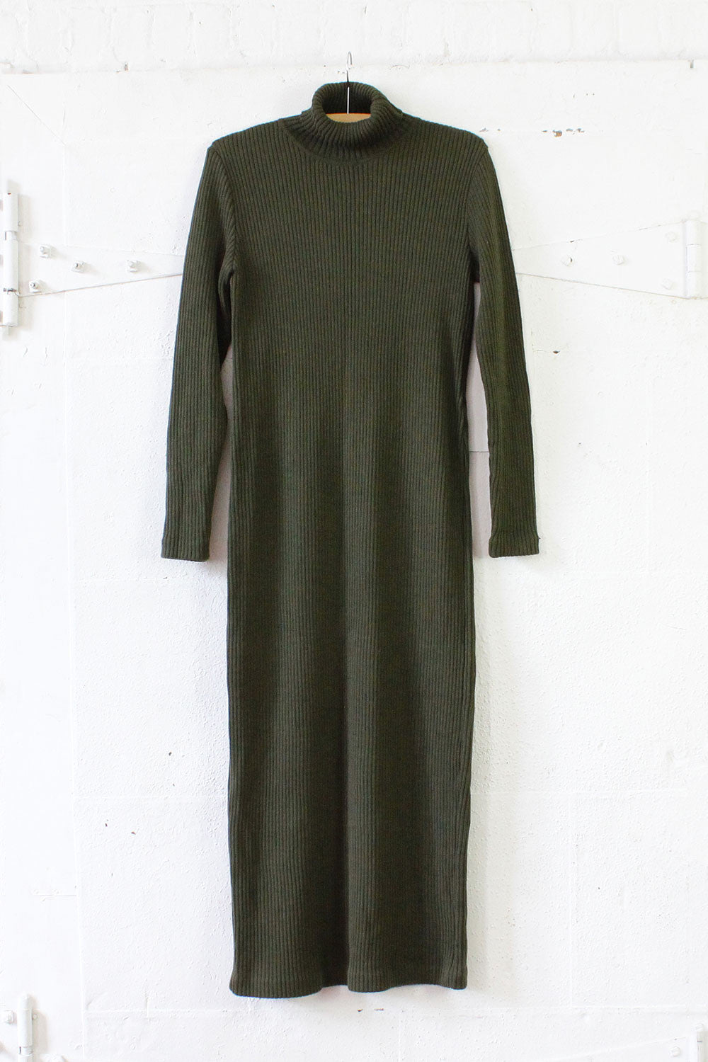 olive sweater dress