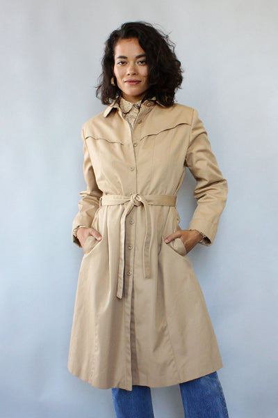 20aw】Double Cloth Peach Trench Coat eva.gov.co