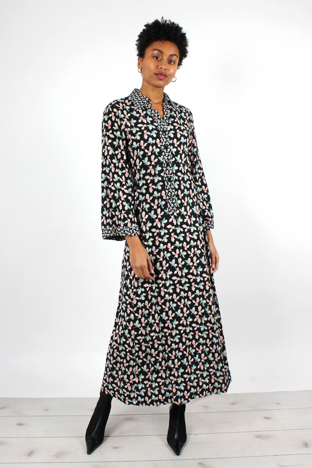 floral caftan