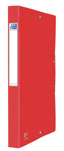 Elastobox Oxford Eurofolio A4 25mm 3 kleppen 600gr rood (per 10 stuks)