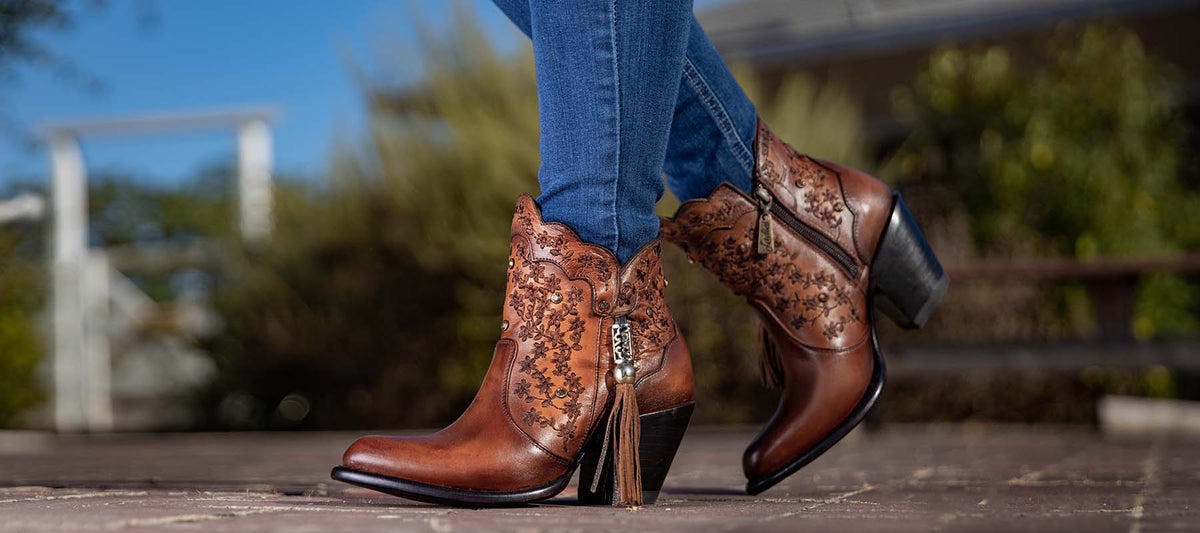 Comité animal Hasta Botas Y Botines Para Mujer – Botines Charros LLC