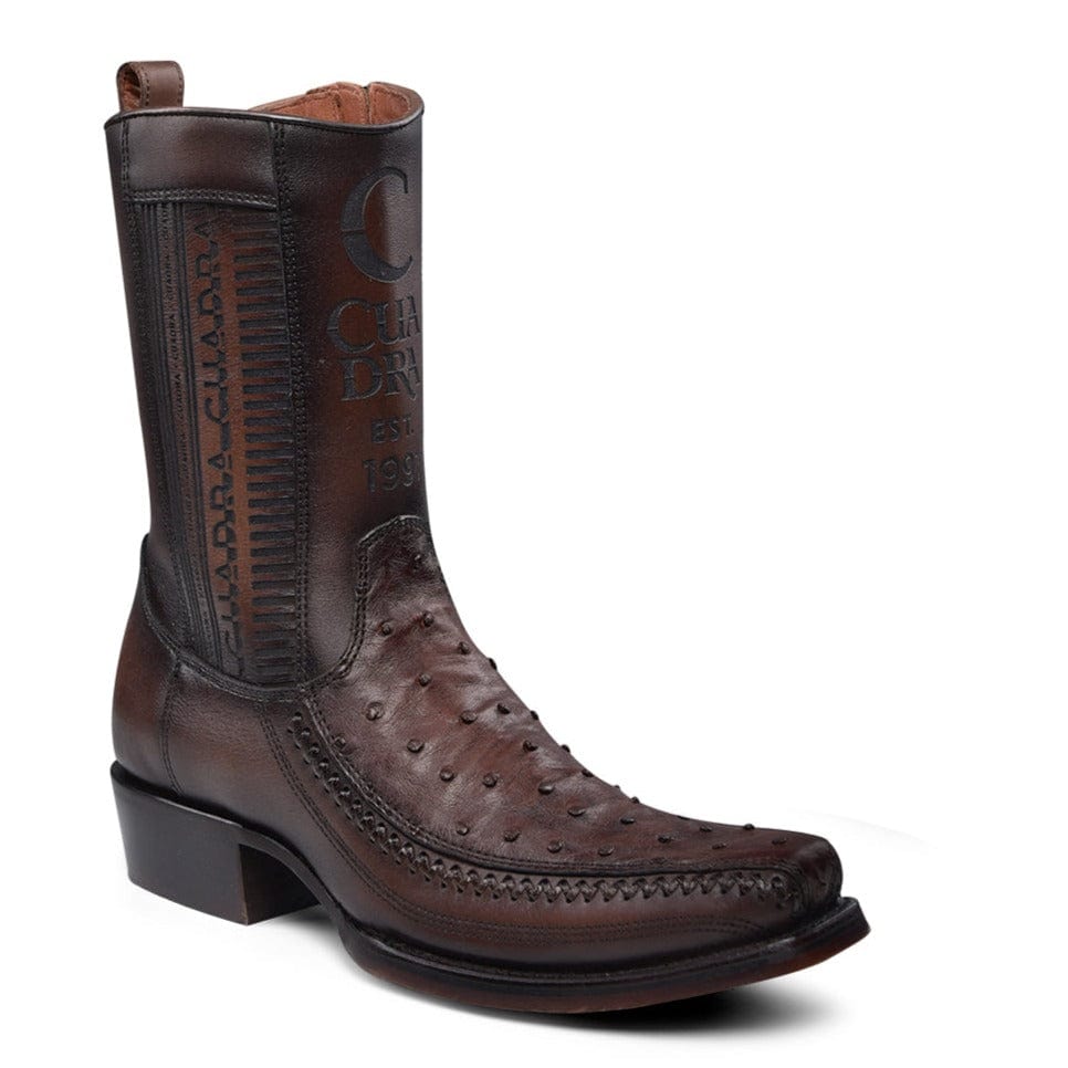 Bota Vaquera Cuadra Senda Dorada Chocolate
