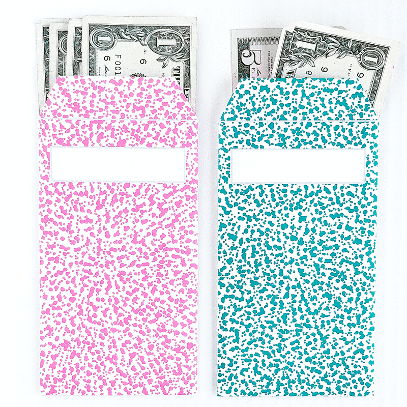 freckle design vertical cash envelopes printable the budget mom