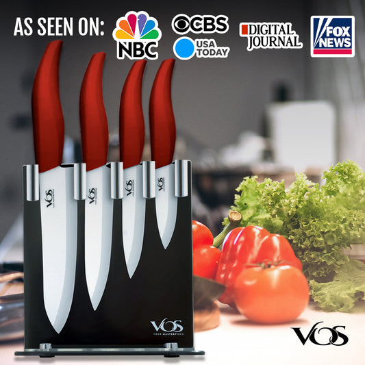 Vos Ceramic Knife Set, Ceramic Knives Set For Kitchen, Ceramic Kitchen —  CHIMIYA