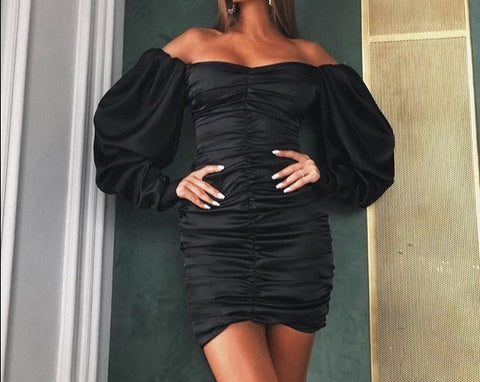 Beyprern Sparkle Black Mesh Sheer Rhinestones Maxi Dress Gown