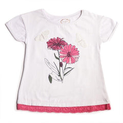 white tshirt for baby girl