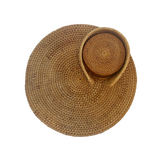 Rattan Placemats Round - Natural
