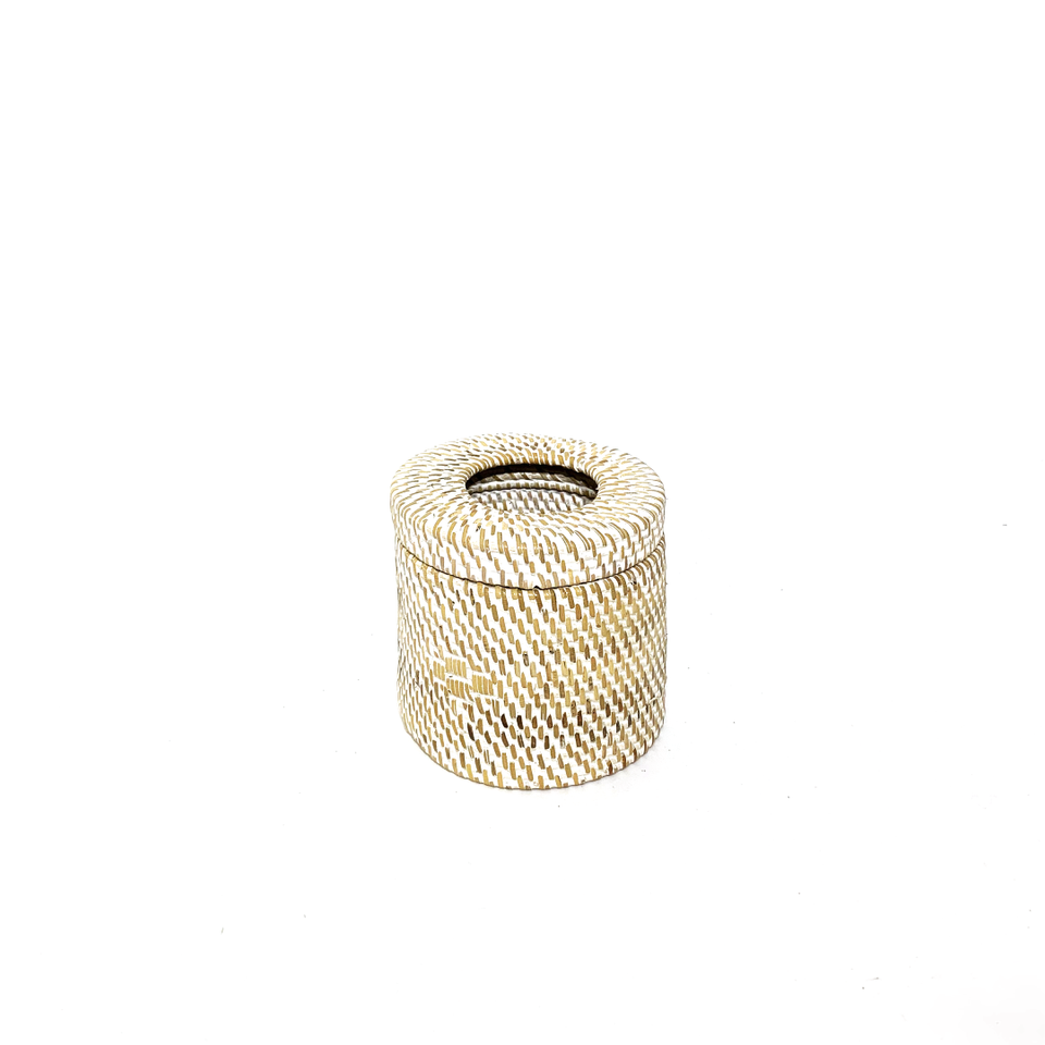 rattan toilet roll holder